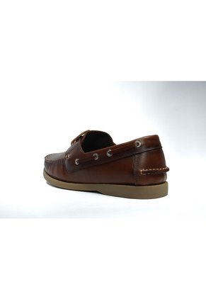 Zapato Hombre Mocasín Casual -Herreros- Apache Miel Espasolado