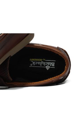 Zapato Hombre Mocasín Casual -Herreros- Apache Miel Espasolado