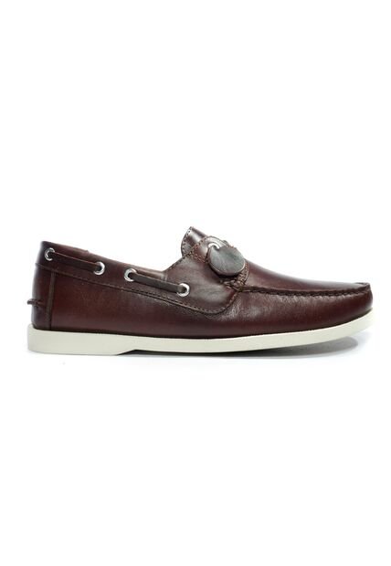 Zapato Hombre Mocasín Casual -Herreros- Apache Coñac