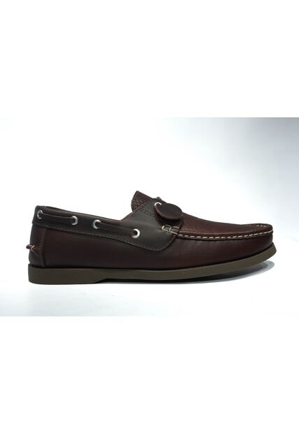 Zapato Hombre Mocasín Casual -Herreros- Apache Cascabel Coñac