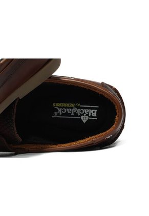 Zapato Hombre Mocasín Casual -Herreros- Apache Cascabel Miel Espasolado