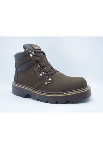 Bota Hombre Dotación Sin Puntera -Herreros- Petrolera Castaño Herreros