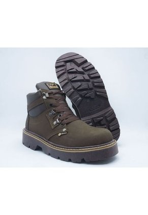 Bota Hombre Dotación Sin Puntera -Herreros- Petrolera Castaño