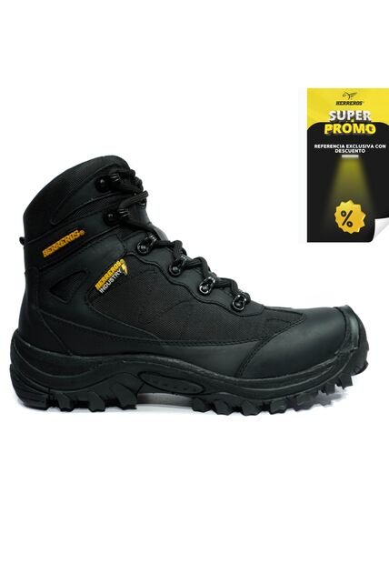 Bota Hombre Seguridad -Herreros- Iron Jack - Negra