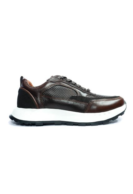 Tenis Hombre Casual -Herreros- Focux Coñac