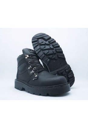 Bota Hombre Dotación Sin Puntera -Herreros- Petrolera  Negro