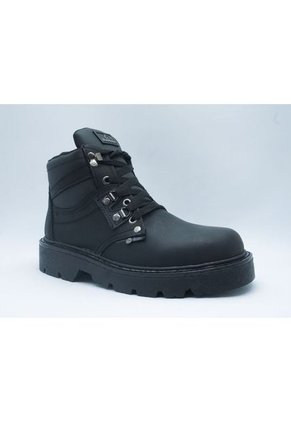 Bota Hombre Dotación Sin Puntera -Herreros- Petrolera  Negro