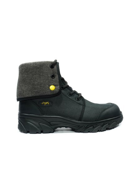 Bota Hombre Seguridad -Herreros- Force Retractil Negro