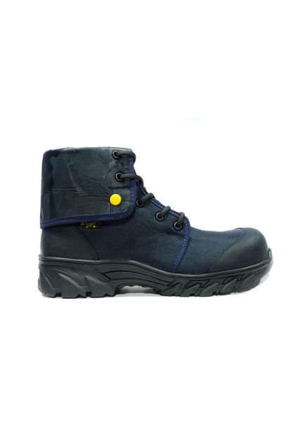 Bota Hombre Seguridad -Herreros- Force Retractil Azul