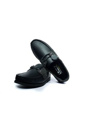 Zapato Hombre Mocasín Casual -Herreros- Apache Negro