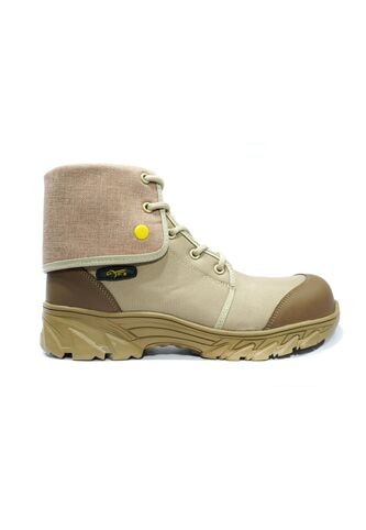 Bota Hombre Seguridad -Herreros- Force Retractil Beige Herreros