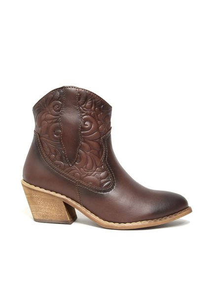 Bota Texana Mujer Cafe Bacalar