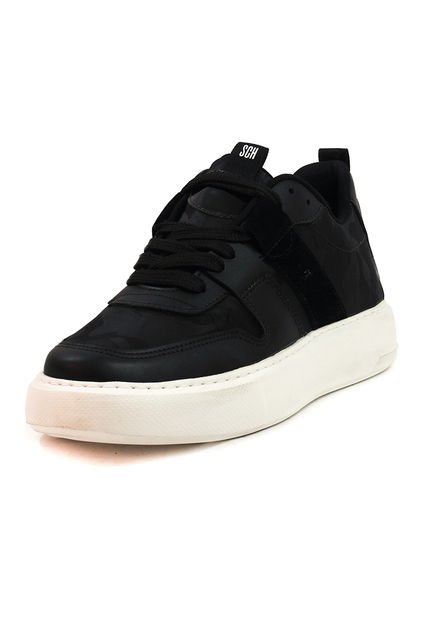 Tenis DPHe14 Monaco VL Army Negro X S Marfil