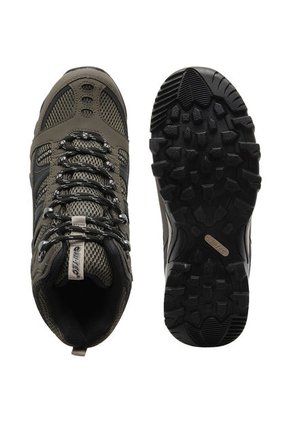 Bota Outdoor Verde-Negro-Beige Hi-Tec Bryce II Wp