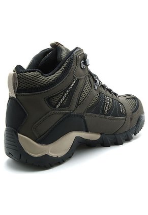 Bota Outdoor Verde-Negro-Beige Hi-Tec Bryce II Wp
