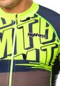 Buso Verde Neón-Gris-Azul HIGHFORCE Jersey Hombre Ciclismo Ml Letr S de HIGHFORCE