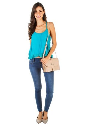 Blusa Azul Turquesa HIP & CHIC