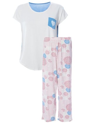 Pijama Historia de Amor Margaritas Blanco