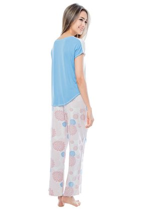 Pijama Historia de Amor Margaritas Blanco