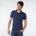Camiseta Polo Hollister Azul Oscuro de Hollister