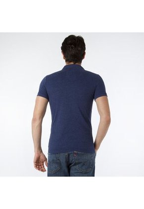 Camiseta Polo Hollister Azul Oscuro