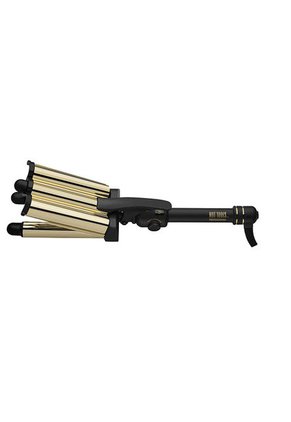 Rizador Hot Tools En Onda De 3 Barras 24K Gold