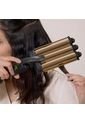 Rizador Hot Tools En Onda De 3 Barras 24K Gold de Hot tools