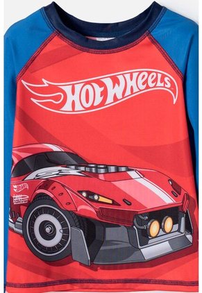 Conjunto De Baño De Hot Wheels Azul Y Rojo Para Niño 2T A 6T 4T