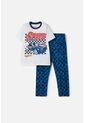 Pijama De Hot Wheels Con Pantalón Largo Multicolor Para Niño 4 de Hot Wheels