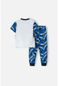 Pijama De Hotwheels Manga Corta Multicolor Para Niño 2T A 5T 5T de Hot Wheels