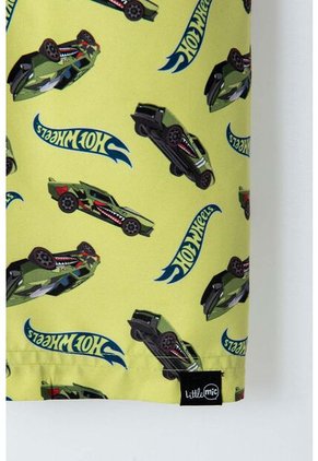 Conjunto De Baño De Hot Wheels Verde, Azul Y Gris Para Niño 2T A 5T