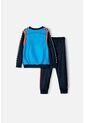 Conjunto De Hot Wheels Azul Oscuro De Camiseta Manga Larga Para Niño 2T A 5T 2T de Hot Wheels