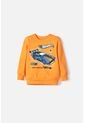 Buzo De Hot Wheels Cerrado Naranja Para Niño 2T A 6T 2T de Hot Wheels