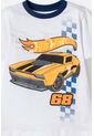 Pijama Hot Wheels Con Pantalón Largo Blanco Y Naranja Para Niño 2T A 6T 2T de Hot Wheels