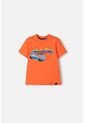Camiseta De Hot Wheels Naranja Con Cuello Redondo Para Niño 2T A 5T 2T de Hot Wheels