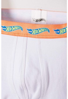 Pack X2 Boxer De Hot Wheels Naranjado Y Blanco Para Niño 2T A 6T 2T