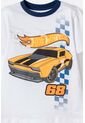 Pijama Hot Wheels Con Pantalón Largo Blanco Y Naranja Para Niño 2T A 6T 4T de Hot Wheels