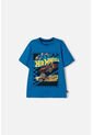 Camiseta De Hot Wheels Manga Corta Azul Para Niño 8 de Hot Wheels