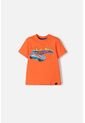 Camiseta De Hot Wheels Naranja Con Cuello Redondo Para Niño 2T A 5T 4T de Hot Wheels