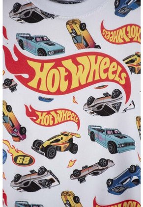Camiseta Hot Wheels Manga Corta Multicolor Para Niño 2T A 6T 4T