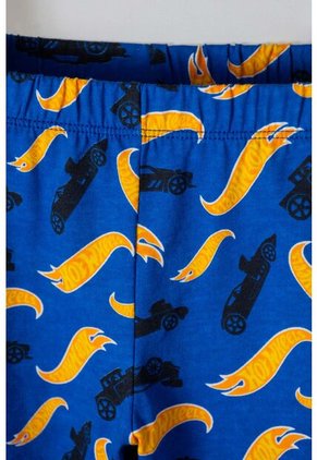 Pijama De Hotwheels Manga Corta Multicolor Para Niño 2T A 5T 4T