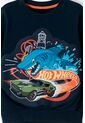 Buzo De Hot Wheels Azul Oscuro Cerrado Para Niño 2T A 5T 2T de Hot Wheels