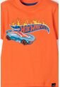 Camiseta De Hot Wheels Naranja Con Cuello Redondo Para Niño 2T A 5T 5T de Hot Wheels