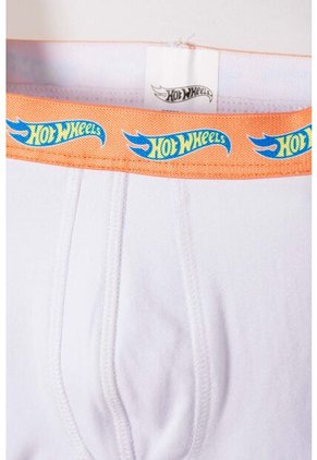 Pack X2 Boxer De Hot Wheels Naranjado Y Blanco Para Niño 2T A 6T 4T