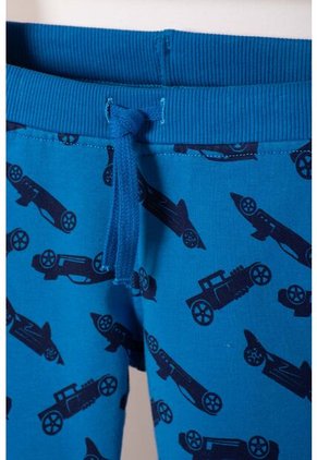 Conjunto Hot Wheels Con Pantalón Largo Azul Para Niño 2T A 6T 2T