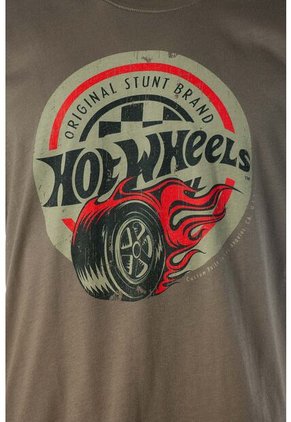 Camiseta De Hot Wheels Regular Fit Para Hombre M