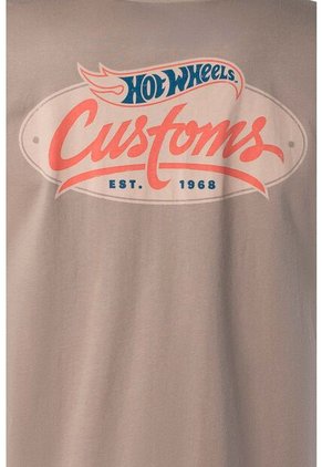 Camiseta De Hot Wheels Regular Fit Para Hombre M