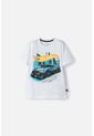 Camiseta De Hot Wheels Blanca Manga Corta Para Niño 12 de Hot Wheels