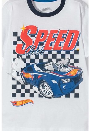 Pijama De Hot Wheels Con Pantalón Largo Multicolor Para Niño 4