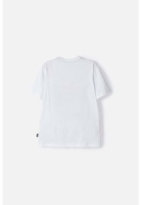 Camiseta De Hot Wheels Blanca Manga Corta Para Niño 8